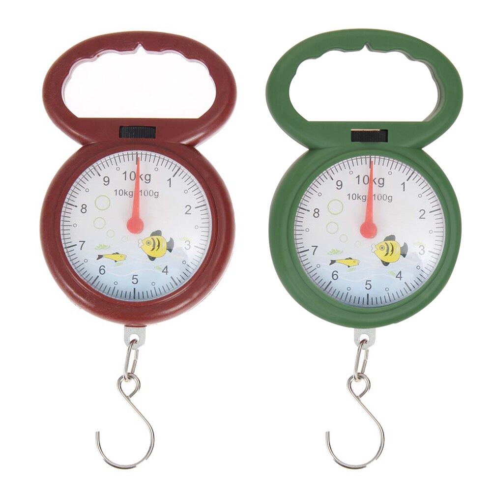 10kg Weighing Portable Numeral Pointer Spring Balance Hanging Scale Used in Family Shopping Weight Arabic Numerals Marks