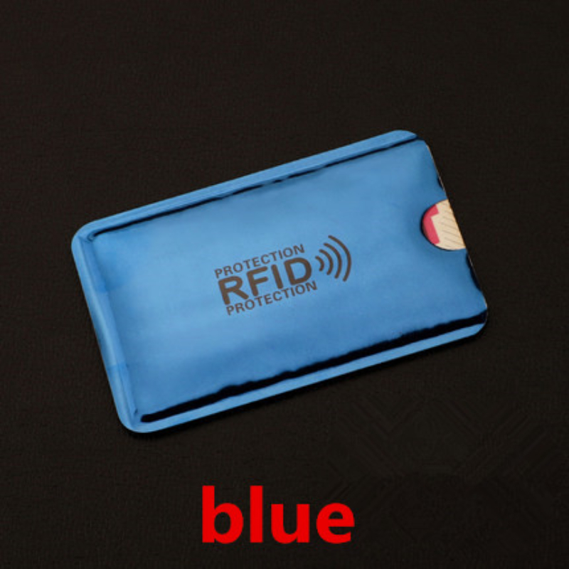 10 stücke Anti Rfid Kreditkarte Halfter Blockierung Leser sperren Blocker Bank Karten Schutz Abschirmung Tasche Bunte Anti-diebstahl karte fallen