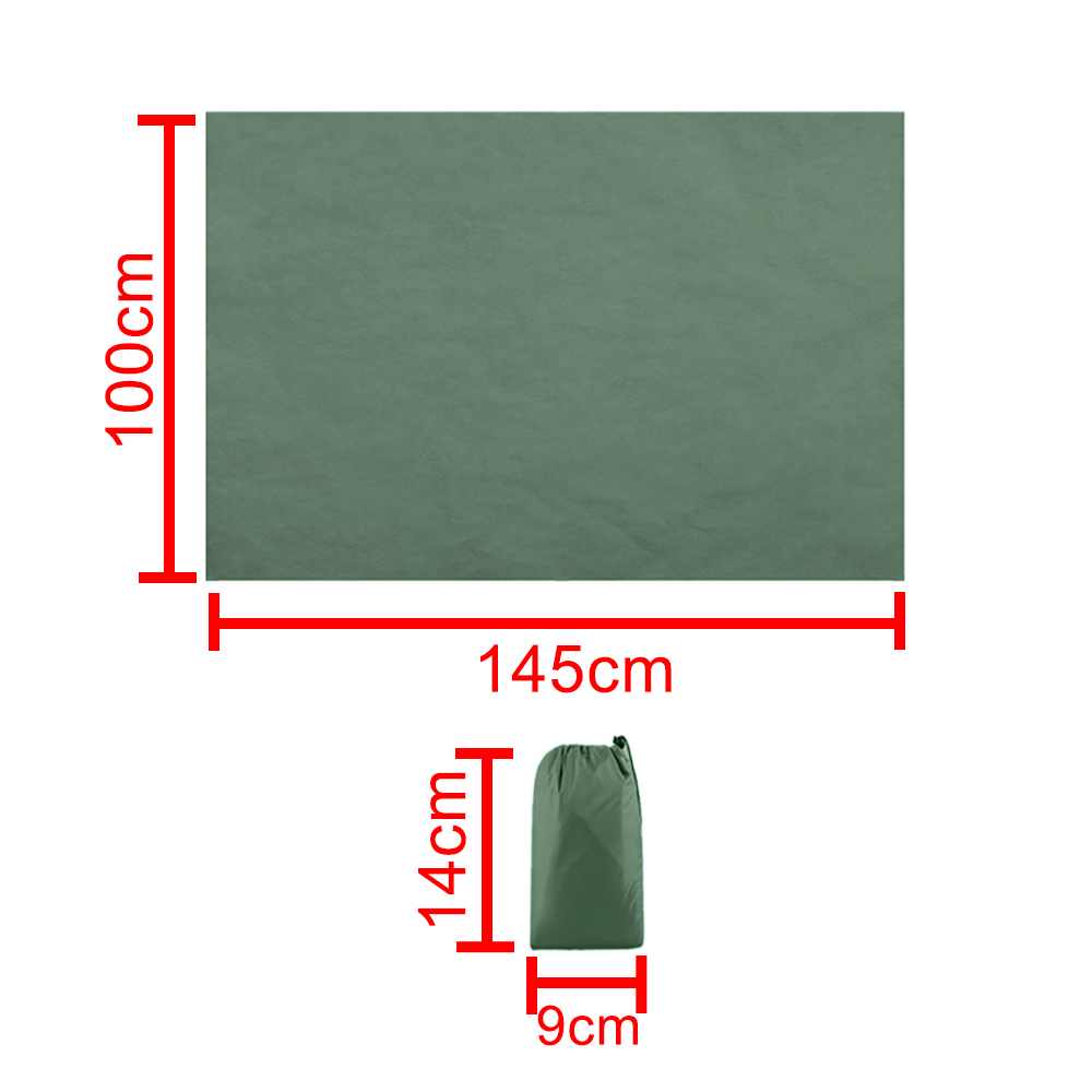 Multifunctionele Luifel Waterdicht Tarp Vochtbestendige Pad Schaduw Tent Tuin Zonnescherm Outdoor Camping Hangmat Regen Zon Onderdak: Green