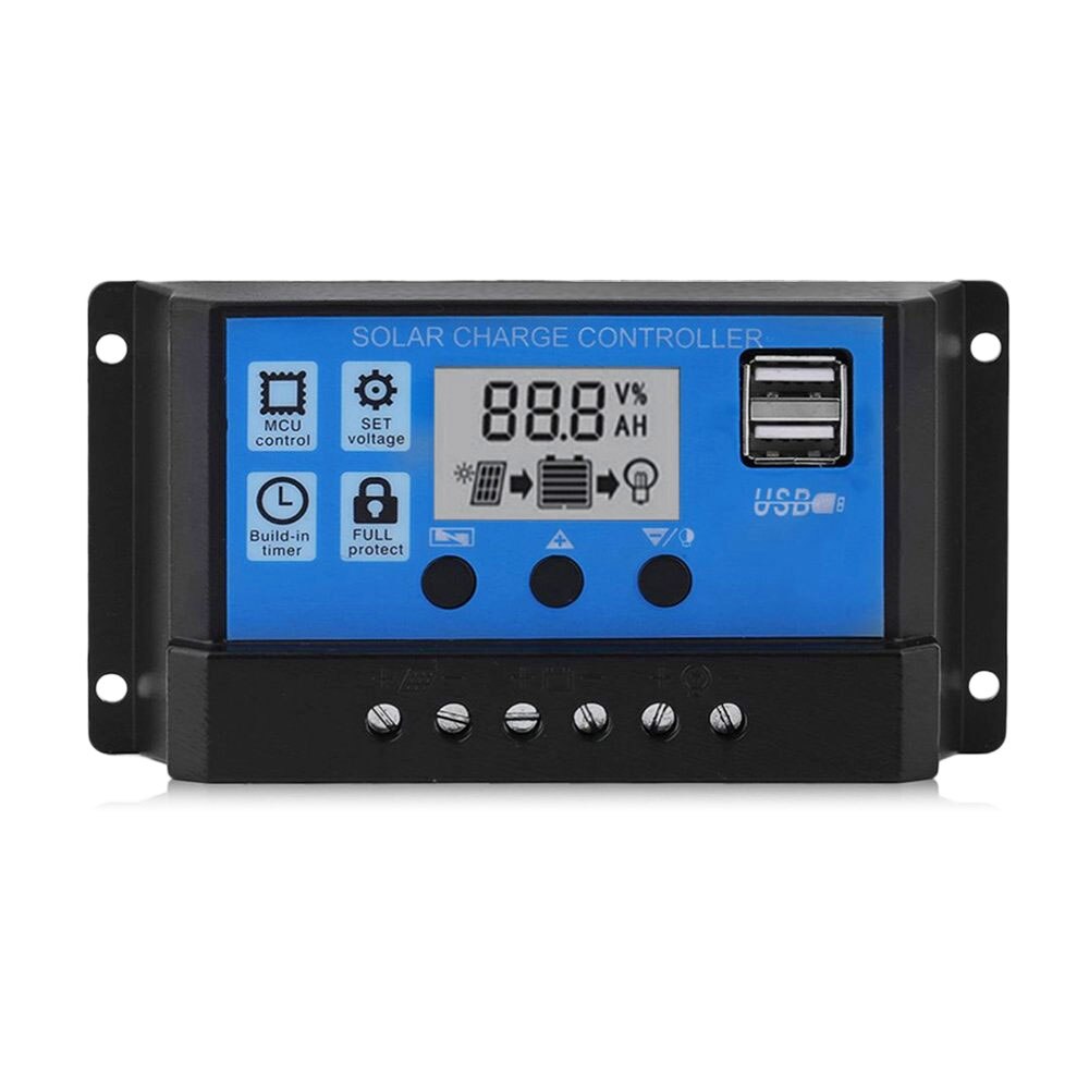 10a-100a mppt solar charge regulator ce energy mppt solar lcd regulato 2 usb mppt controller