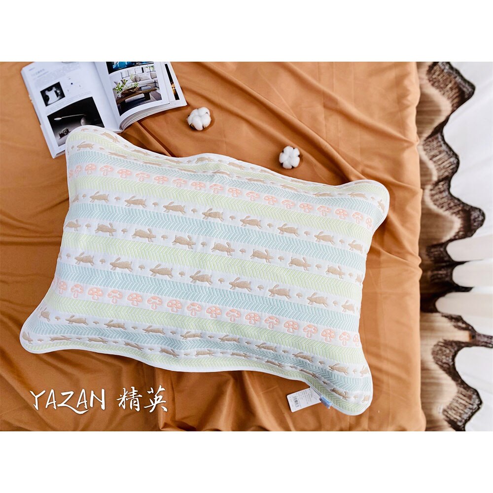 yazan bedding adult pillowcase 3/6 layers breathable sweat absorbent soft comfortable four seasons available lovers pillowcase