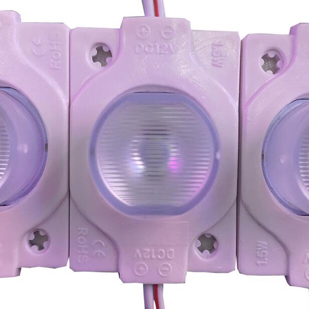 LED Module 1.5w high power Waterdichte LED Injectie Module met lens DC12V voor dubbelzijdig Lightbox hoge helderheid