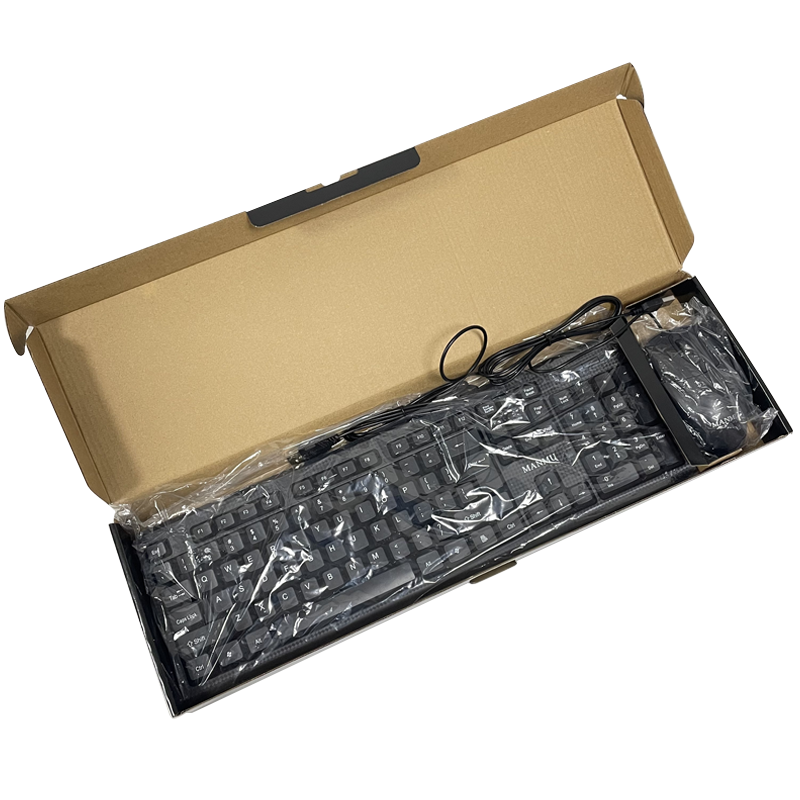 Manmu usb wired gaming keyboard and mouse, mouse keyboard, office keyboard and mouse combo