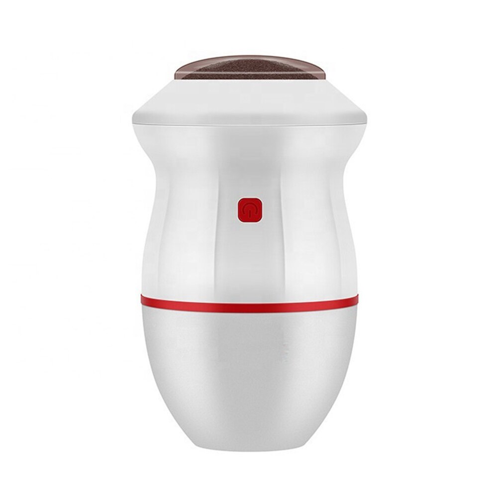 Pédicure électrique pied peau morte callosités dissolvant double USB charge pieds exfoliateur personnel soins des pieds Machine pied meuleuse outil: Rouge