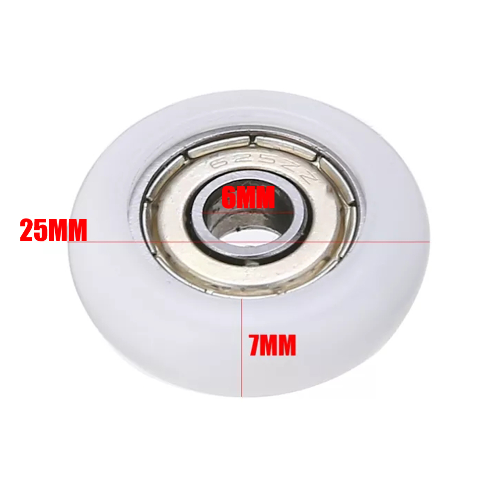 10 stücke Dusche Tür Rollen Rolle Badezimmer Glas Tür Rolle Schiebetür Räder 19/23/25mm Rad Schlecht Tür Ersatz