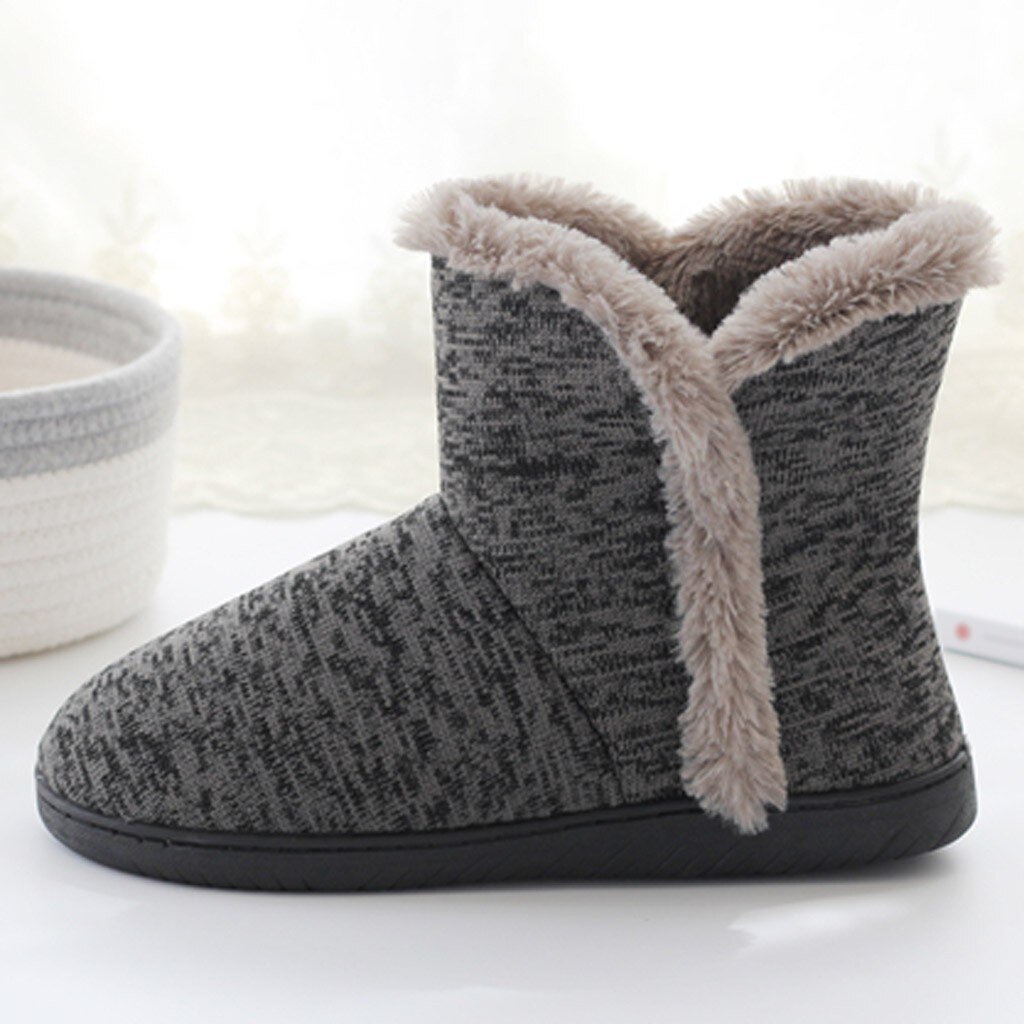 Winter warm Models Home slipper men shoes Soft Warm Winter Home Boots Thick Cotton Shoes Large Size Non-Slip slipper