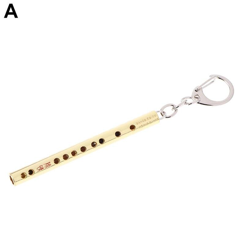 Portachiavi Mini Strumento Musicale Fagotto In Ottone Con Custodia: Replica Da Collezione