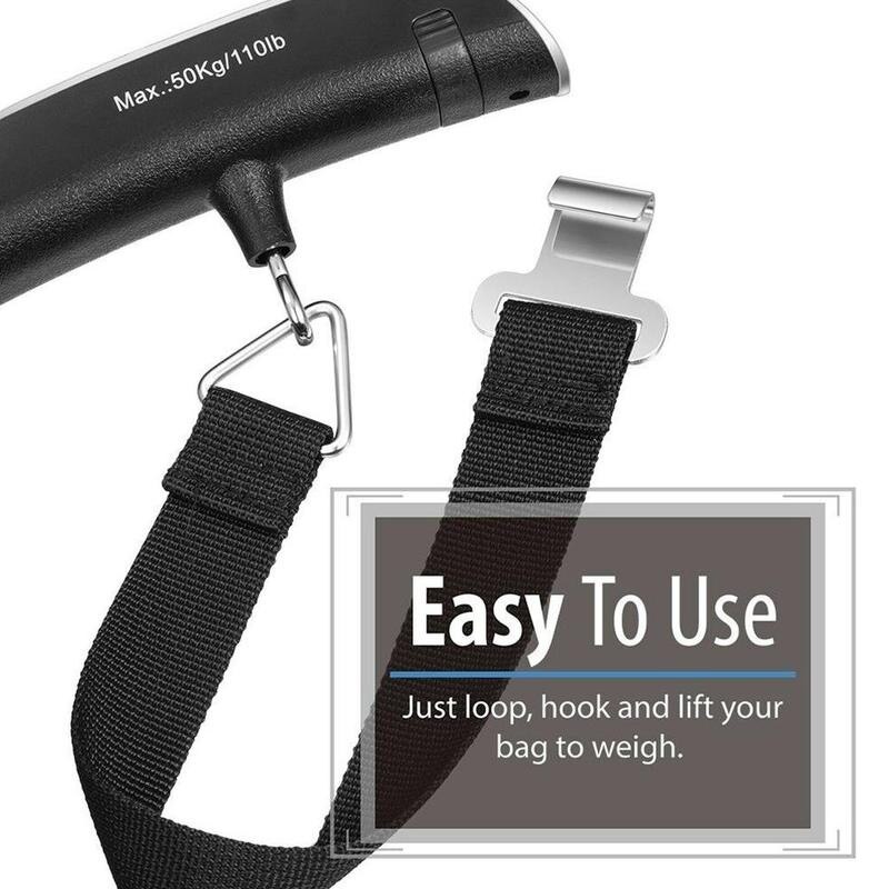 Luggage Scale Electronic Digital Portable Suitcase Baggage Bag Weight Balance Hanging Travel Weighs Scale Scales C5F2