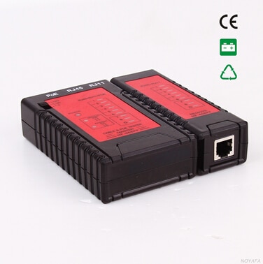 , Noyafa NF-468PF RJ45 RJ11 PoE test Tester de Cable de red, comprobar la continuidad del Cable