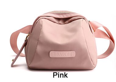 Piler Dam Magväska - Vattentät Nylon - Casual Stil - Längd 25cm - Rem 70cm: Rosa
