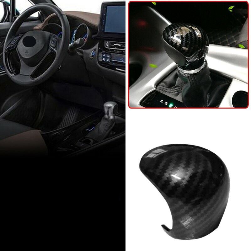Pour Toyota CHR C-HR 16-19 boutons de changement de vitesse en Fiber de carbone levier de changement de vitesse