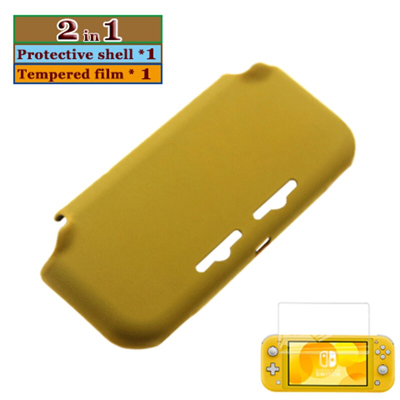 Funda de TPU para Nintendo Switch Lite Mini, carcasa impermeable: 2in1  Yellow