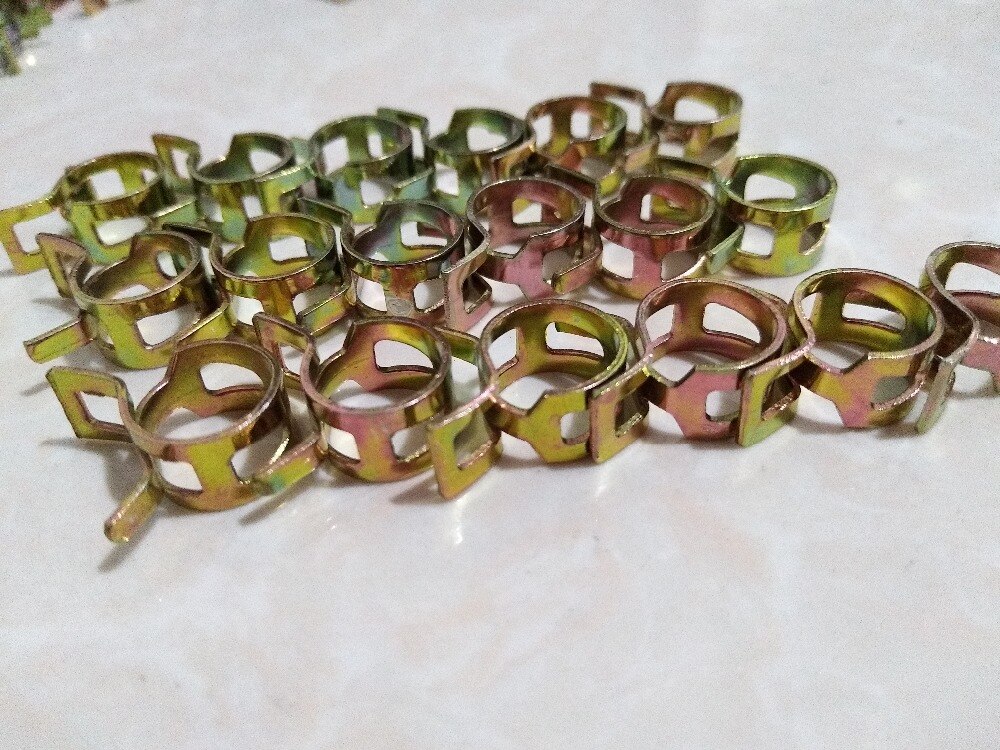 100PCS spring clamp hoop clamp Japanese hose clamp hose clamps automotive tubing clip M6 M7 M8 M9 M10 M11 M12 M13