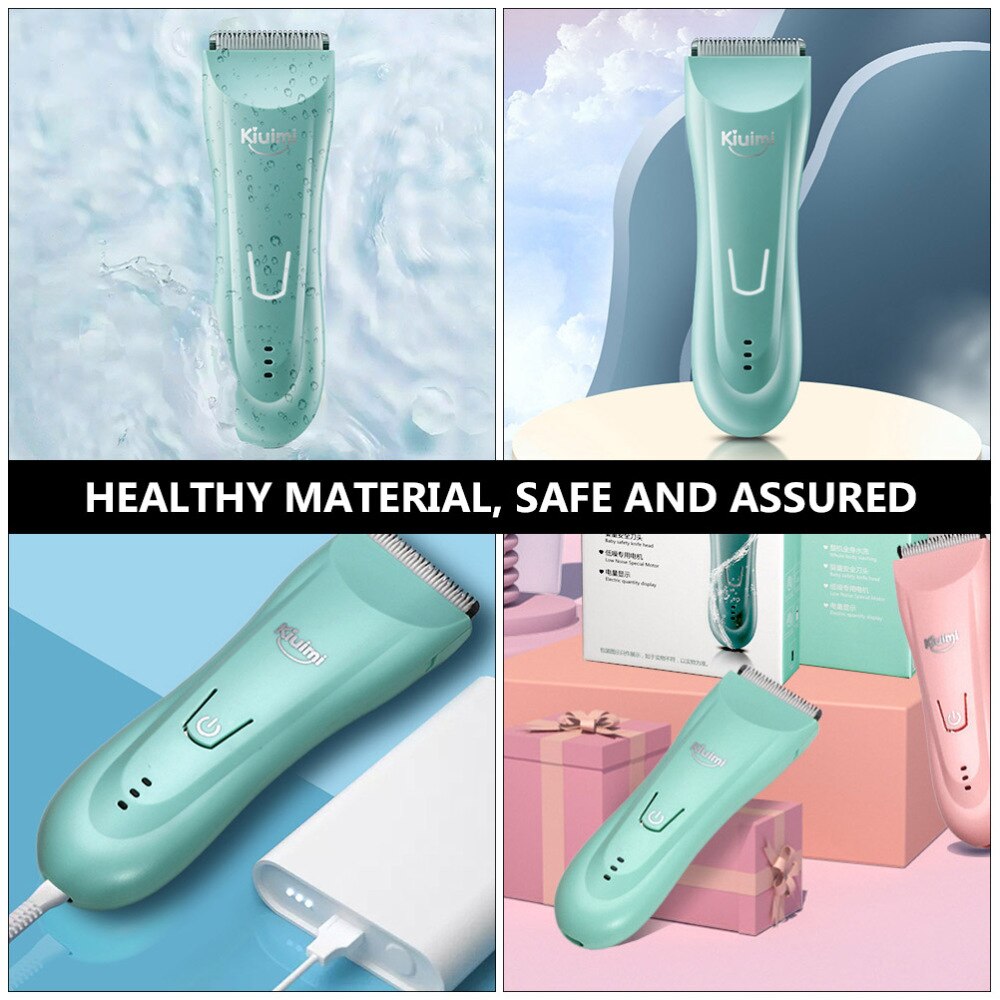 1pc automatische stofzuiger-haartrimmer met geluidloze haartrimmer voor baby's en kinderen