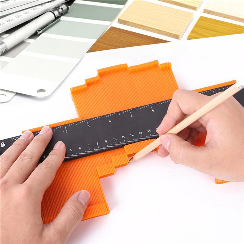 Shaping Measure Ruler Lock Wider Contour Gauge Profile Duplicator Tool A... – Grandado