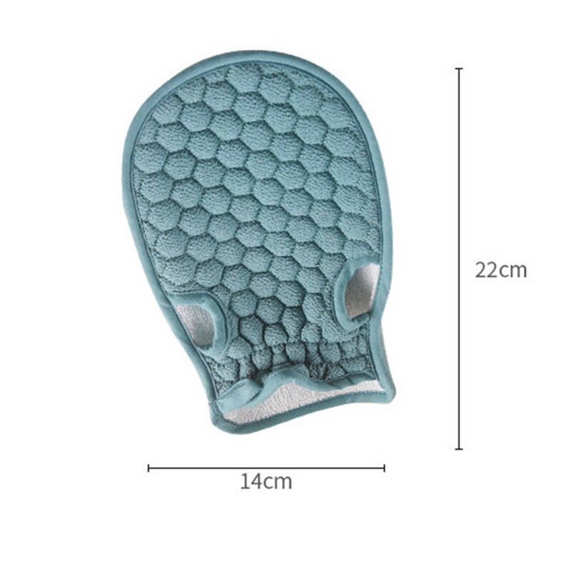 1PC Bath Body Shower Gloves Skin Exfoliating SPA Massage Mitt Lattice Particles Washcloth Body Scrubber Glove Bath for Showering