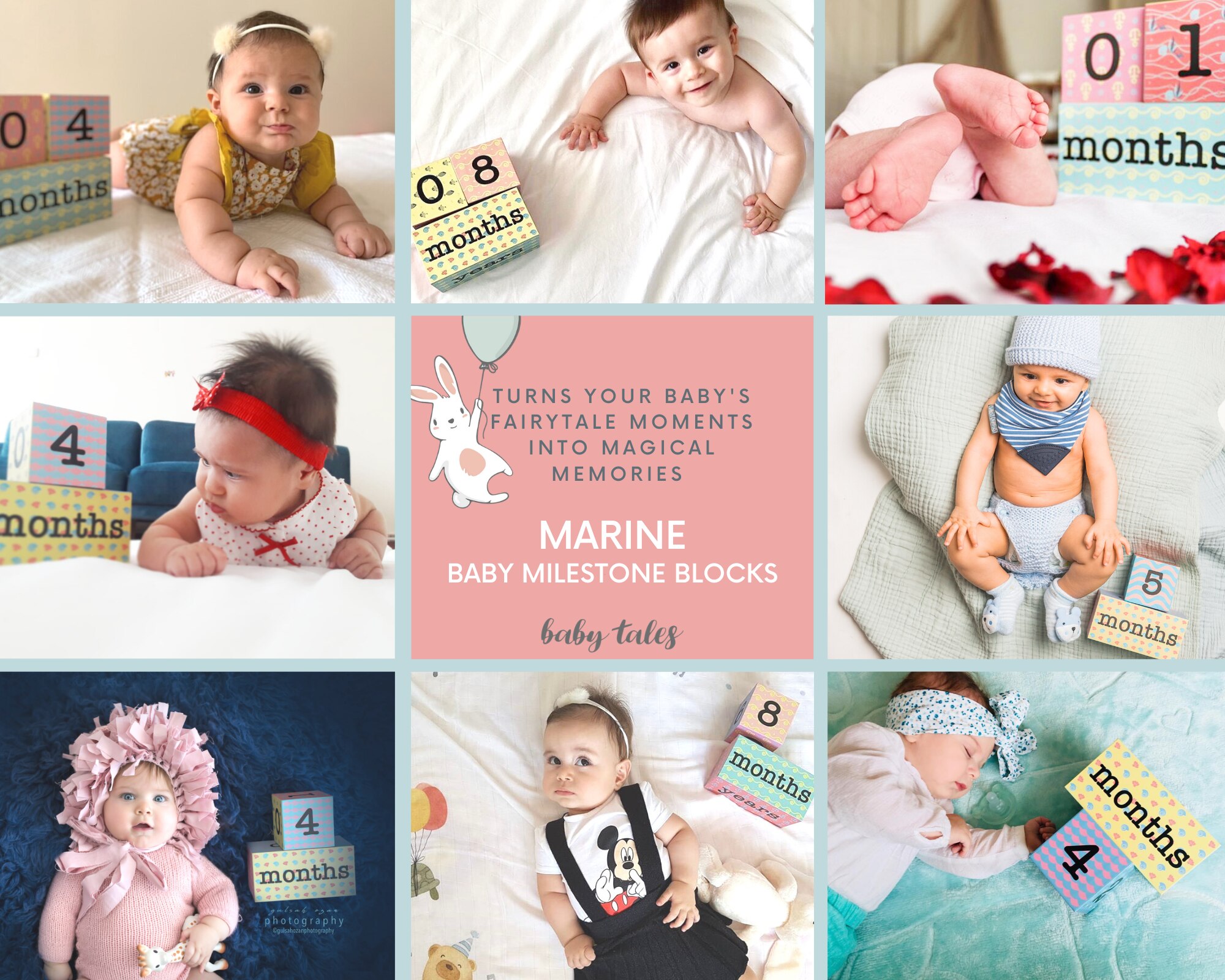 3 Stks/set Marine Baby Maand Milestone Blokken Pasgeboren Kids Fotografie Props Speelgoed Baden Pasgeboren Babyshower Fotografie