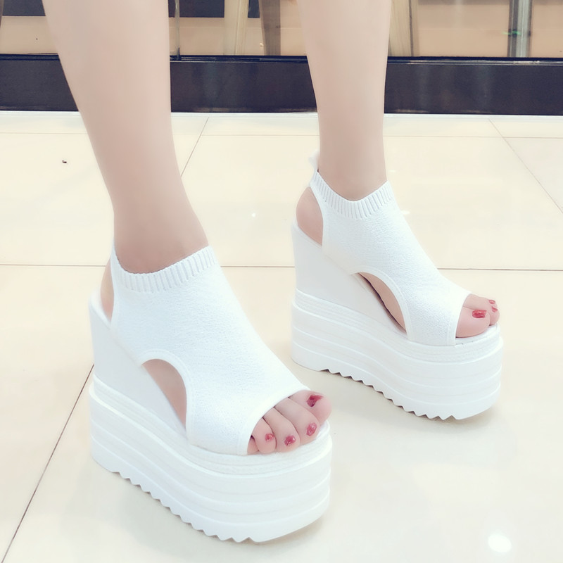 Kvinder sandaler kvinde sko kvinde sommer kile behagelige sandaler dame slip-on flade sandaler kvinder sandalier