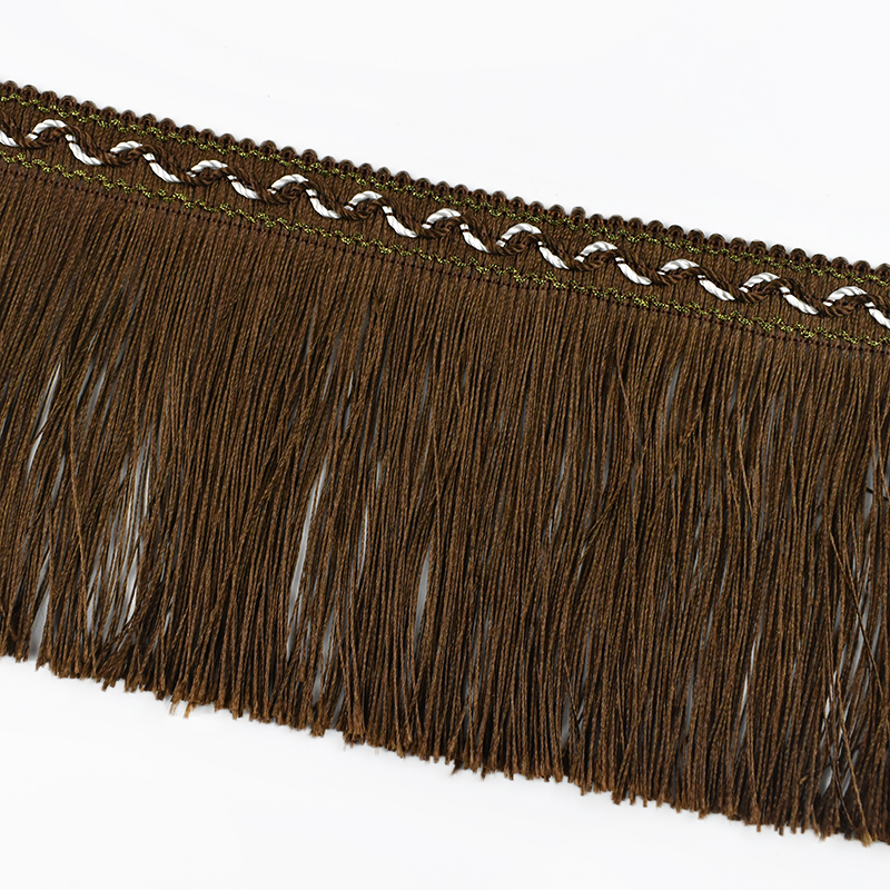 1/2M gland frange pour rideau vêtement dentelle garnitures bande sac vêtements glands coupe décoration ruban bricolage couture accessoires: M / MULTI