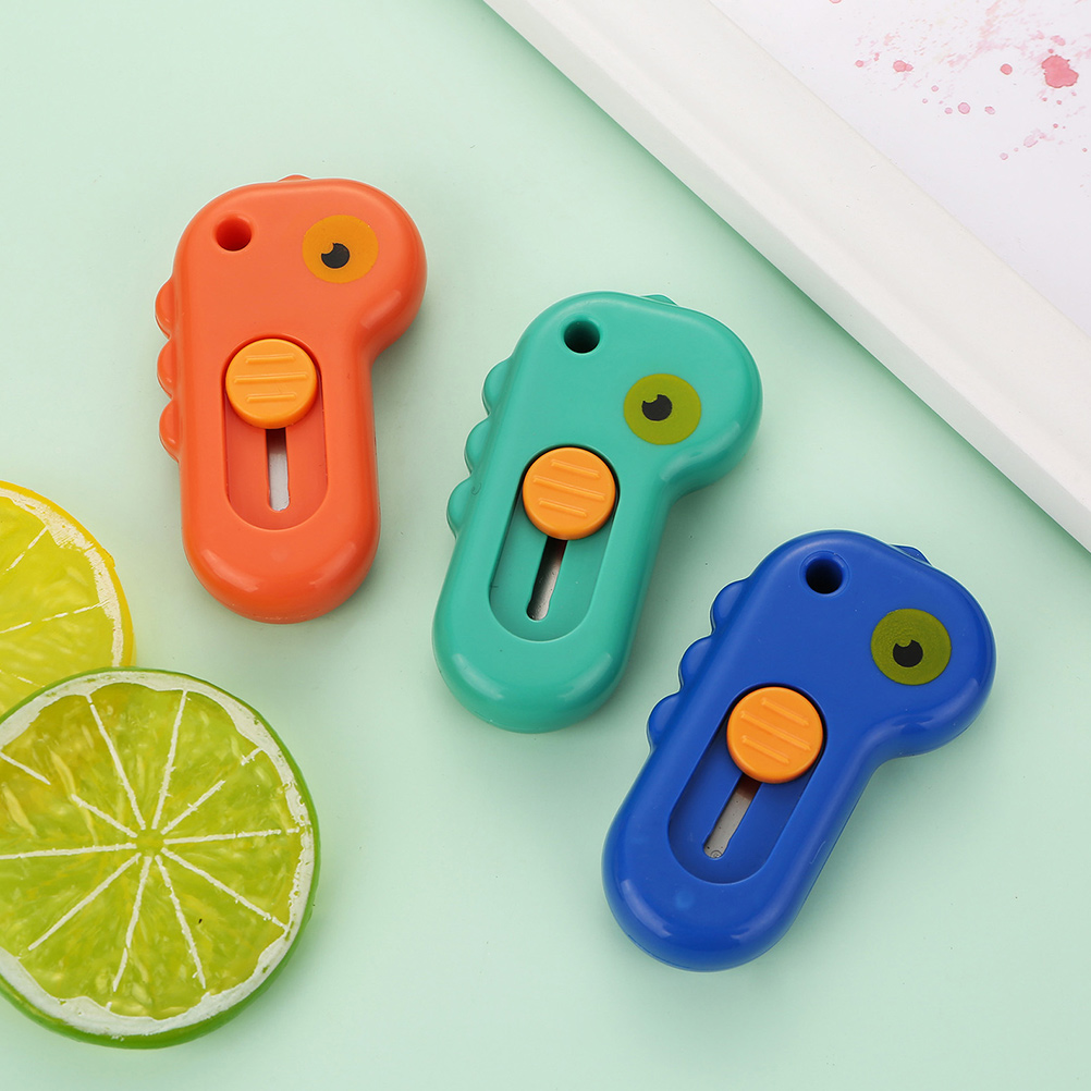 6Pcs Portable Box Cutters Multi-function Box Openers Adorable Paper Cutters Craft Supply