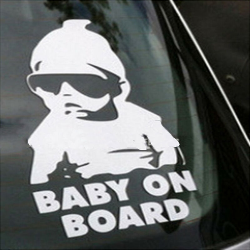 Achterruit Sticker Waarschuwing Sticker 【Baby Op De Board】