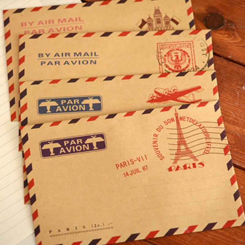 40 Stks/set Mini Retro Vintage Papier Envelop Card Envelop Mode Leuke Kawaii Koreaanse Briefpapier