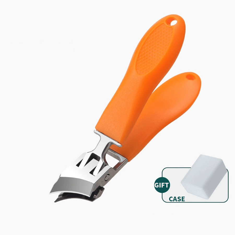 stainless steel nail clipper - heavy-duty, curved, concave blade, suitable for large openings of thick nails: MULTI