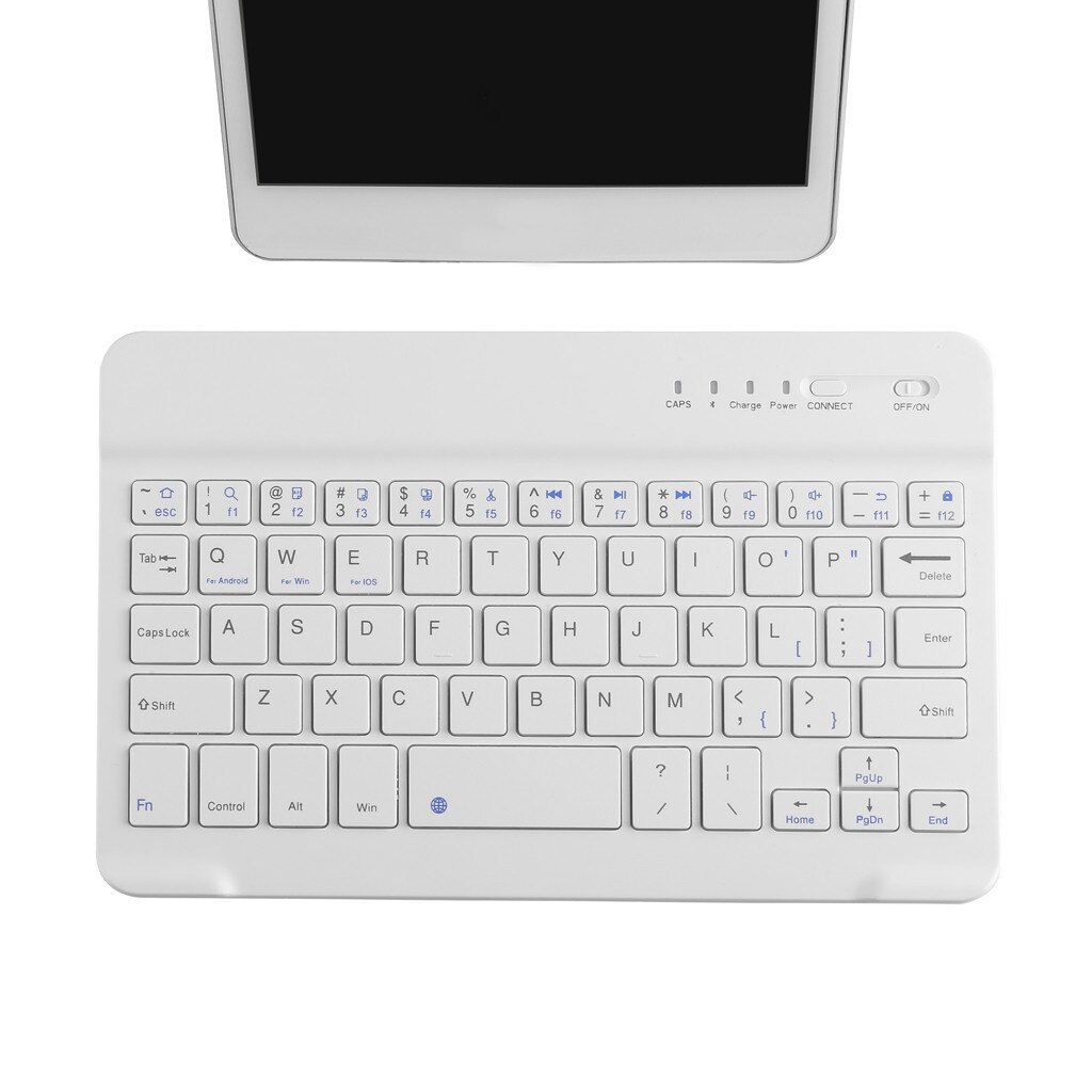 Bluetooth Ultra-slim Keyboard Portable Mini 7Inch Wireless Bluetooth Keyboard For Laptop Tablet Smartphone For IPad
