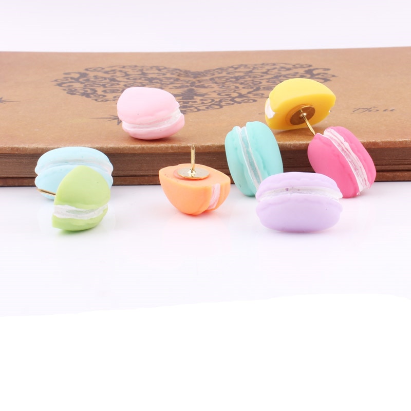 3 sztuk śliczne szpilki szpilka deser kreskówka pinezka stałe pinezki tablica ścienna paznokci Diy kreatywny szkoła akcesoria biurowe