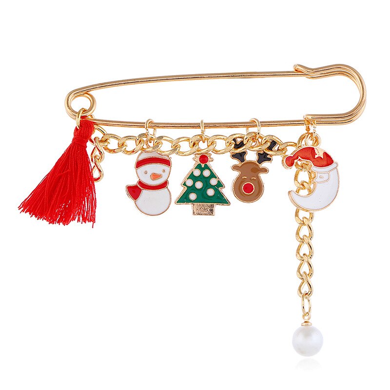 Mode Jaar Kerst Laarzen Broches Voor Vrouwen Kerst Pak Pins Vintage Sieraden Jas Jurk Accessoires: B