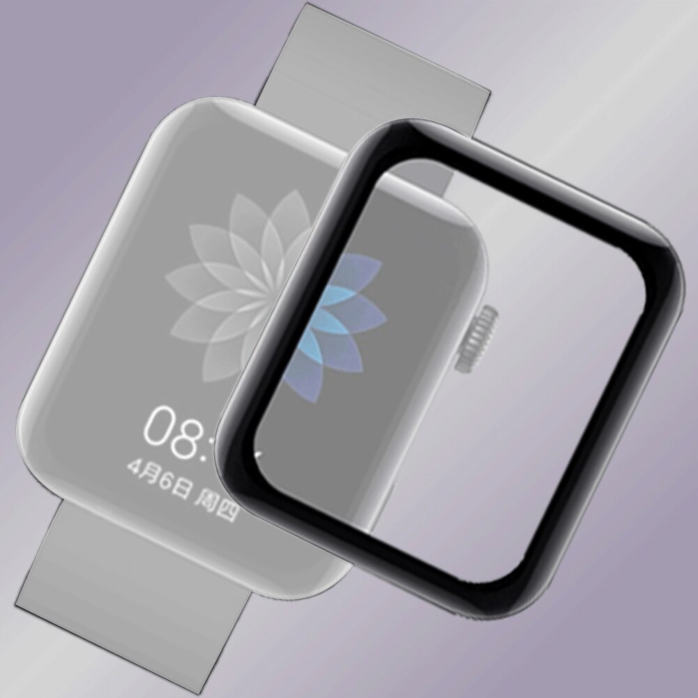 2 Stuks Guard Anti Scratch Slijtvast Volledige Dekking Glas Film Vervanging Hd Beschermende Horloge Screen Protector Voor Xiaomi