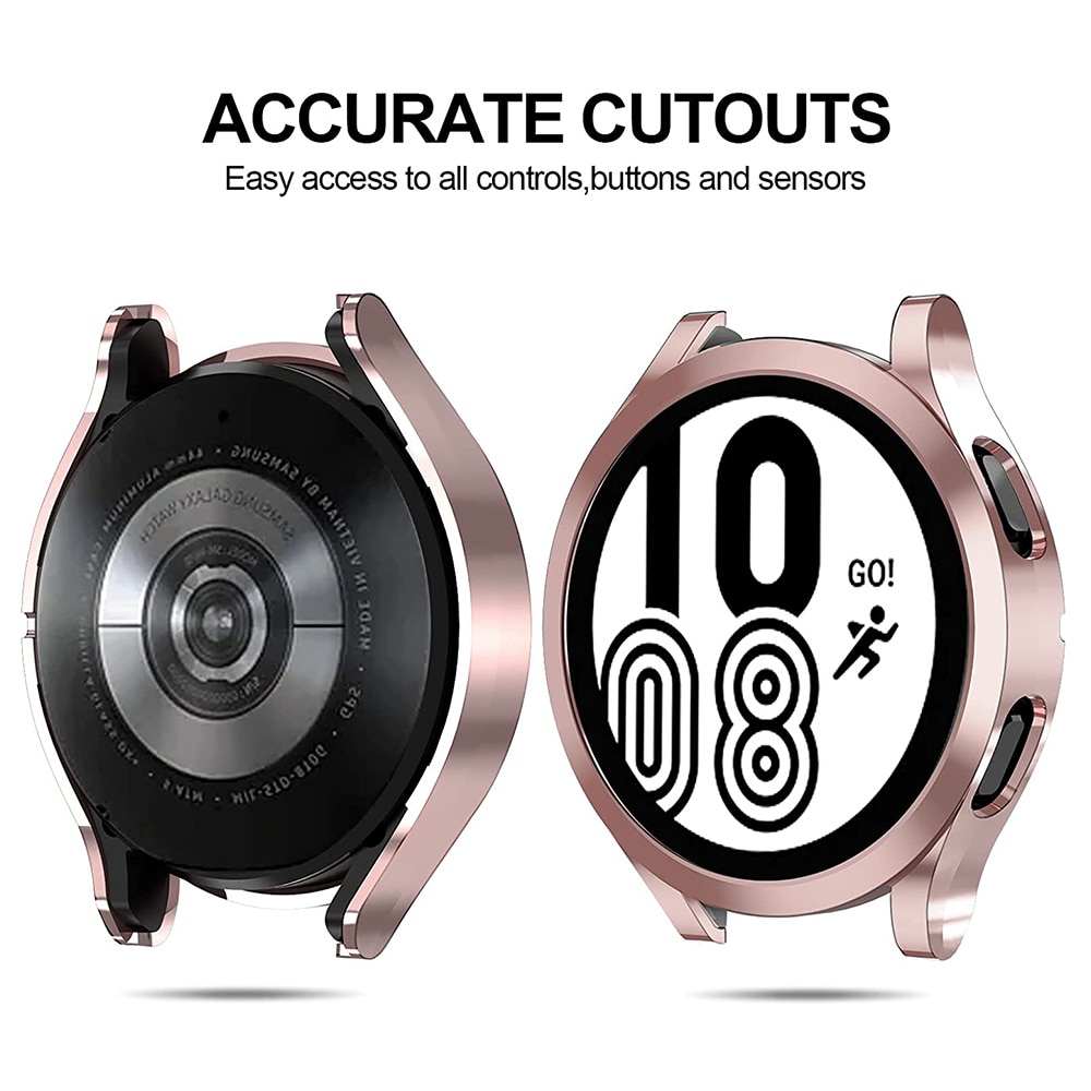 Couvercle de montre pour Galaxy Watch 4, coque antichoc multicolore, accessoires compatibles pour Samsung Galaxy Watch 4 40mm 44mm