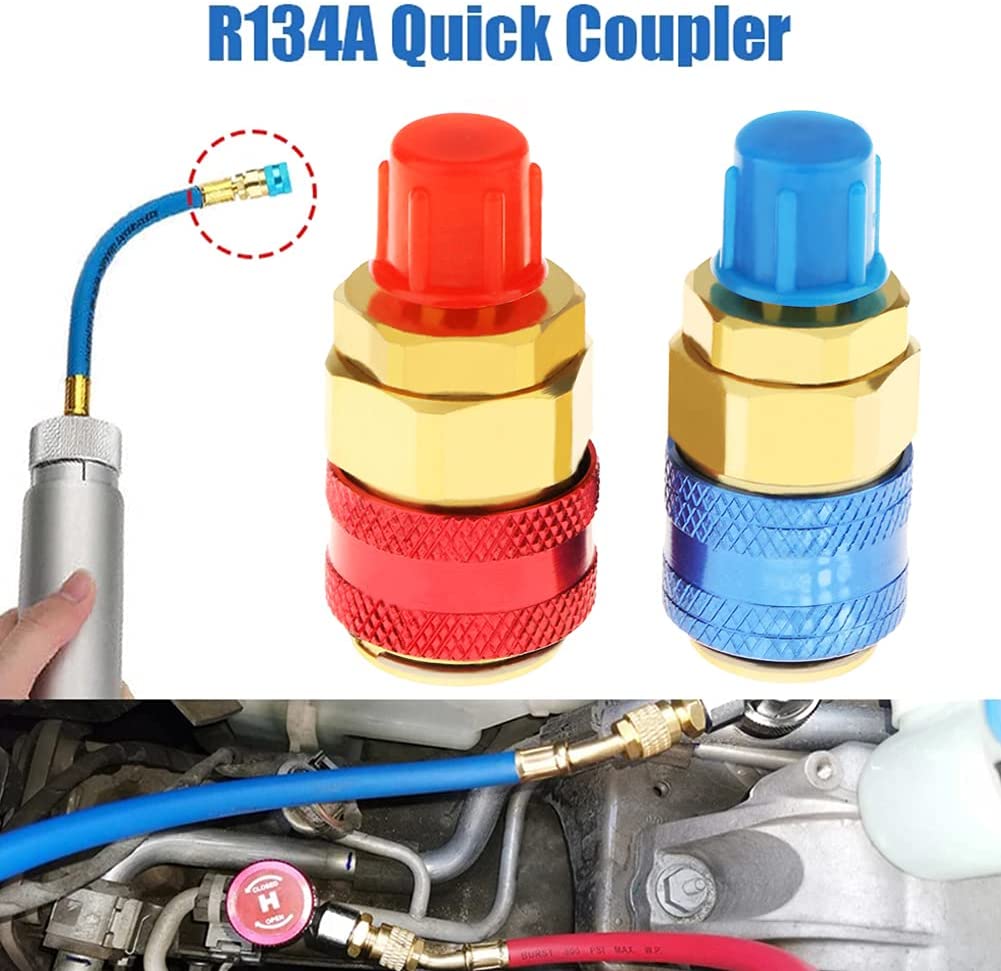 R134A niedrig hoch Auto Auto Schnellkupplung Stecker Durcheinander Adapter Auto Klimaanlage Kältemittel Einstellbare AC vielfältig Messgerät