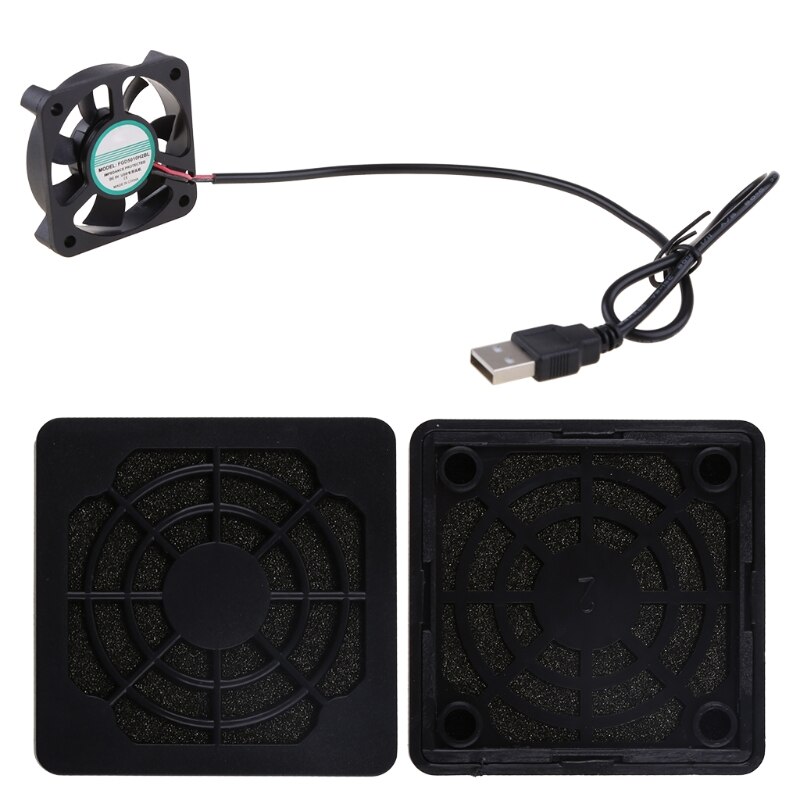 Ventola di raffreddamento silenziosa da 50mm DC DC 5V 0.1A 5010 5012 DC silenzioso senza spazzole per stampante 3D PC Case Fan