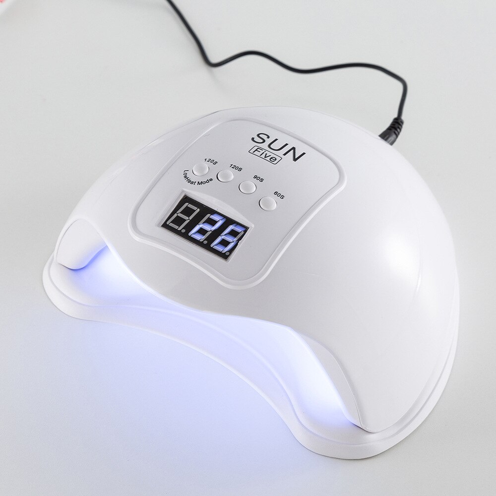 ¡Novedad! Lámpara UV para uñas Sun Five de 48W/24W, lámpara LED para manicura de uñas