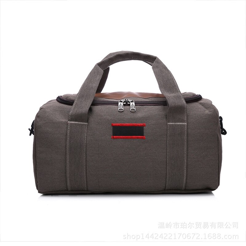 ZDD8246 Vrouwen Bagage Duffle Tassen Mannen Reistassen Grote Capaciteit Canvas Opvouwbare Tas Voor Reis Waterdichte Reistas: small Khaki