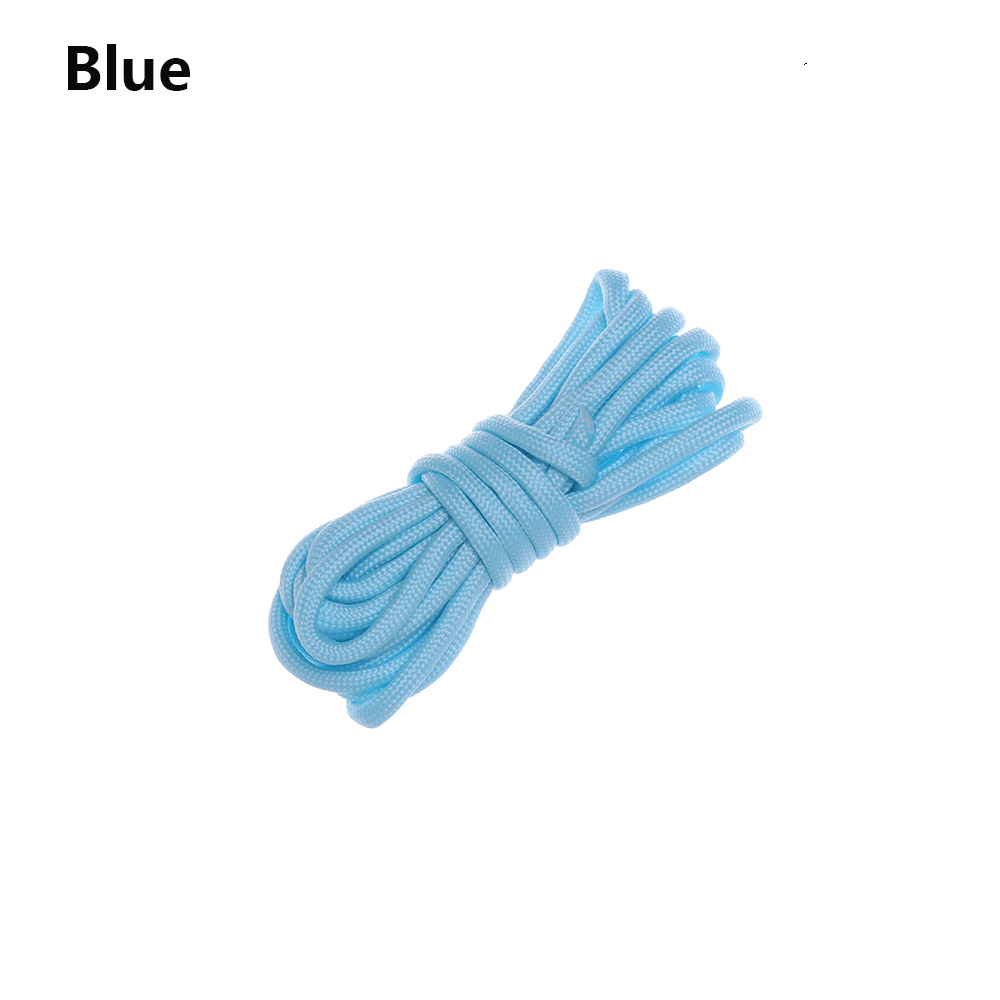 Alta qualità 25/50/100FT metri sopravvivenza Paracord corda luminosa campo bagliore Paracord 550LB 9 fili cordino corde corde all&#39;aperto: blue / 100FT