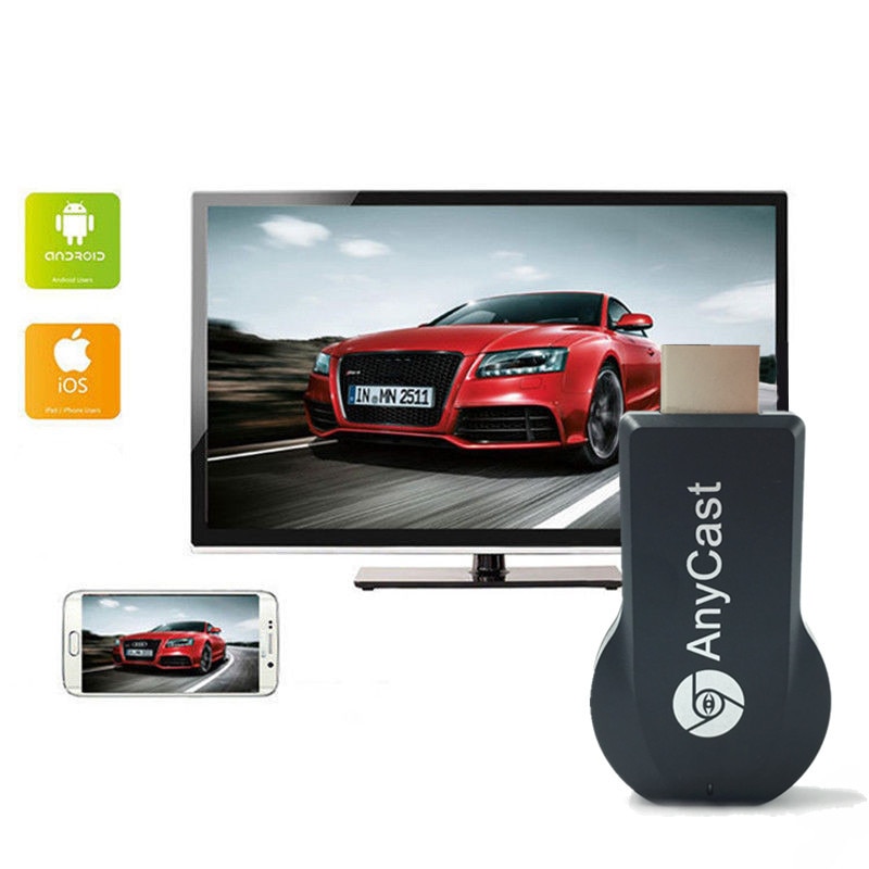 Anycast M2 Plus TV Stick Wifi Display Receiver Dongle For DLNA Miracast Airplay Airmirror Mirascreen Mirroring Screen HDMI 1080