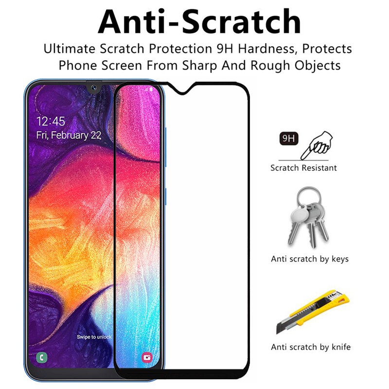 Verre trempé pour Samsung Galaxy A70 protecteur d'écran verre de protection sur pour Samsung A70 SM-A705F/DS A7050 a 70 70a film