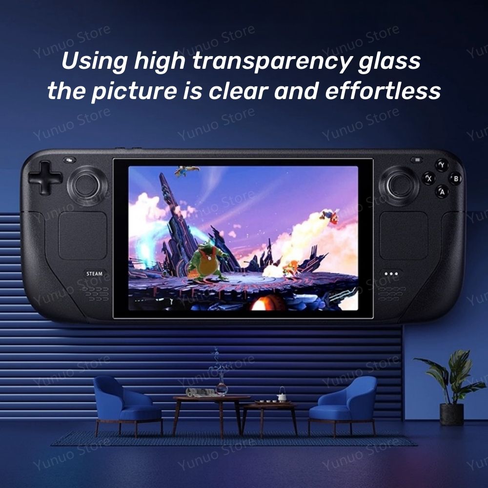 2 Stuks Gehard Glas Voor Steam Deck OLED Transparant Beschermend Glas Anti Scratch Screen Protector Voor Steam Deck Accessoires