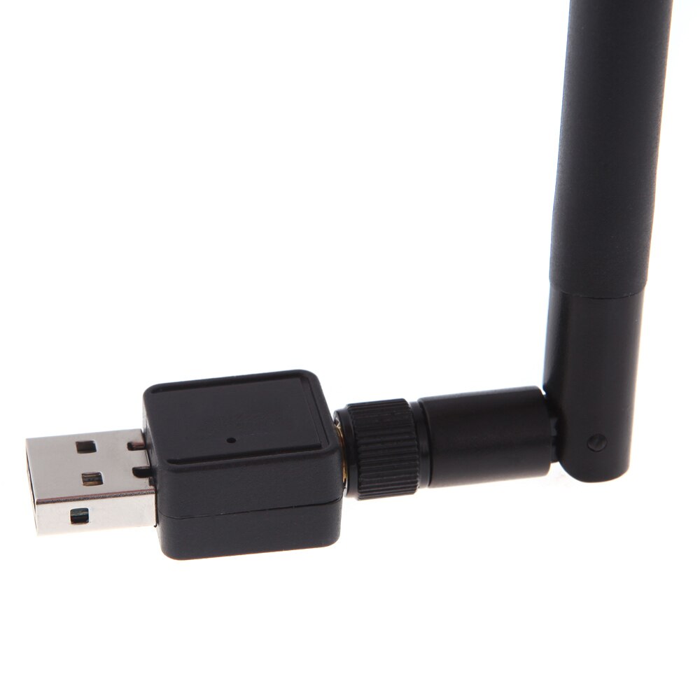 Mini Portable 150M USB WiFi Wireless LAN Network Card Adapter 802.11 n/g/b 5dBi Antenna for High-efficient Wireless Connections