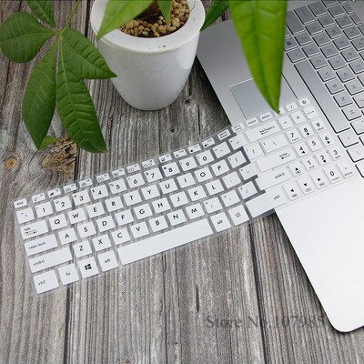 15.6&#39;&#39; Laptop Keyboard Cover Skin For Asus VivoBook Pro 15 N580G N580GD N580VD M580VD N580 M580 NX580VD YX570ZD YX570ud YX570: White