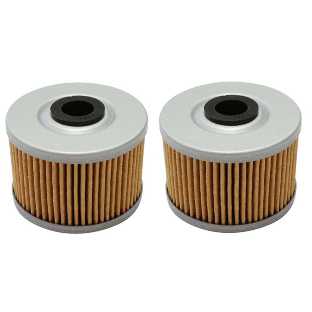 1/2/4 pièces moto filtre à huile pour Dinli 450 DMX 450 DL901 DL902 2005 460 DL904 DMX 460 Hisun 450 HS ATV-2 450: 2pcs-yellow