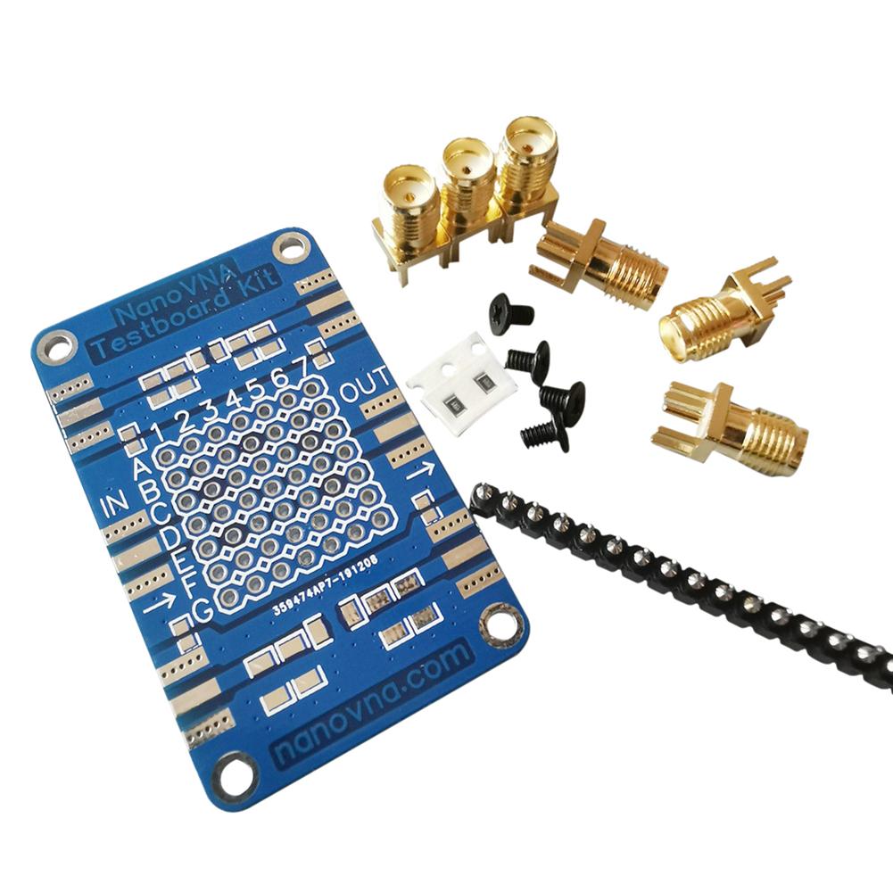 NanoVNA Testboard Kit VNA Test Demo Board Durable Accurate Network Analysis Test Board Demo Board Filter Attenuator