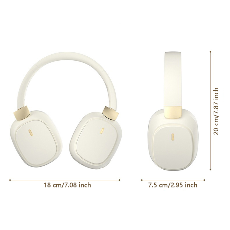 Upgrade V5.3 Chip Wireless On-Ear Headphones, with Mic, 300mAh Long Battery Life, Foldable & Portable, for Gaming, Music,