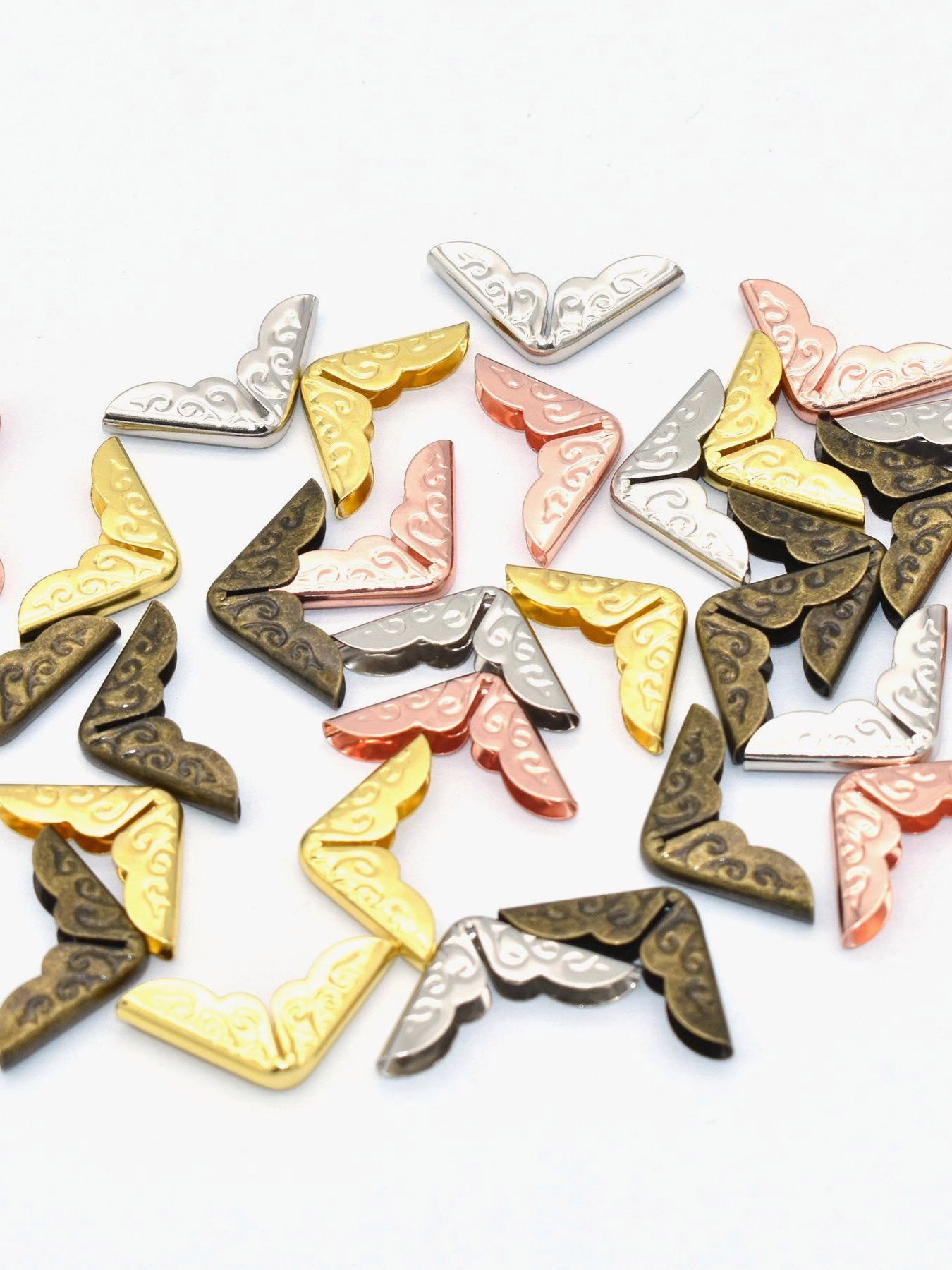 Metal Jewelry Box Corners Protection Corners Decor... – Grandado