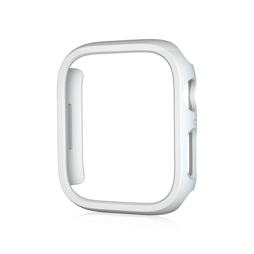 Matte Case For Apple Watch 44mm 40mm 41mm 45mm Hollow out Screen Protector PC Frame Cover apple watch Series 9 8 7 6 5 4 se: GOLD / 1.9 Inches & Under