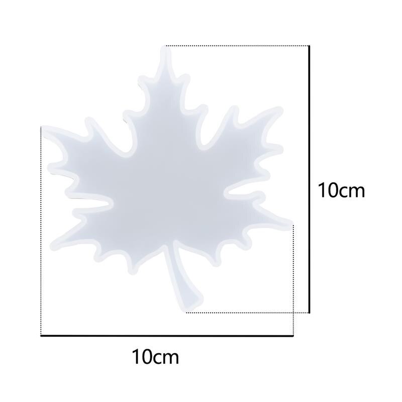 Casting Coaster Siliconen Mallen Esdoornblad Epoxyhars Mallen Diy Onderzetters Mould Sieraden Maken Gereedschap: 03