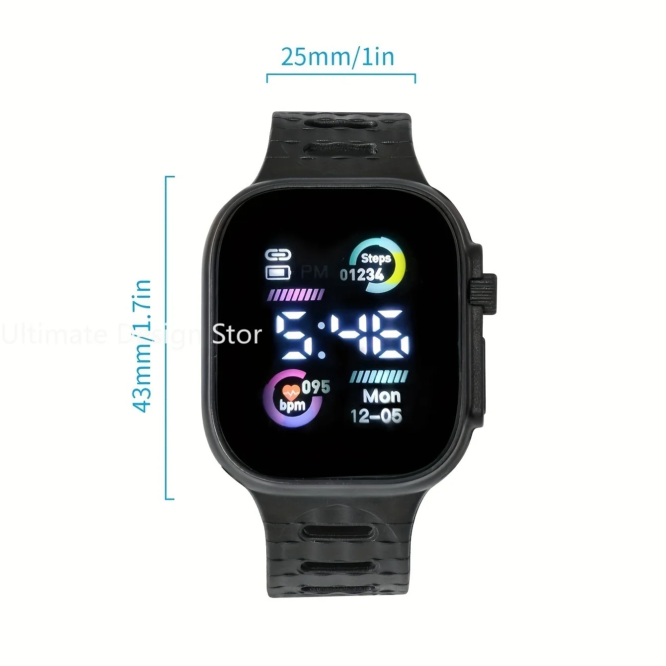 LED-anzeige Digitale freundlicher Uhren Sport Jungen Mädchen Leuchtende freundlicher Elektronische Armbanduhr Studenten Uhr Uhren Uhren