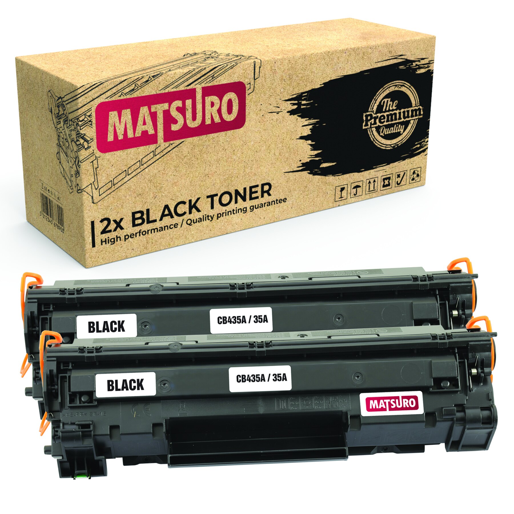 Matsuro Originale | Compatibili Cartuccia Del toner Sostituire per HP CB435A 35A